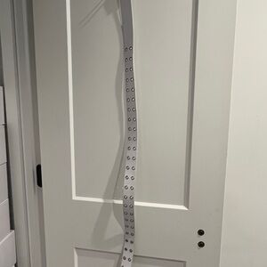 White Grommet Belt